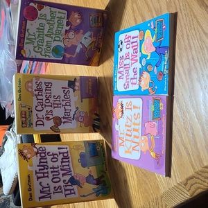 Set of 5 paperback Dan Gutman My weird school books.